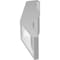Ekena Millwork 3 1/2-in. W x 8-in. D x 20-in. H Funston Architectural Grade PVC Knee Brace BRCP035X08X20FST - alternate 6